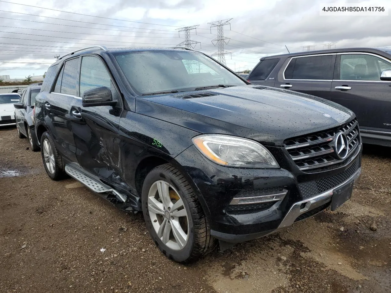 2013 Mercedes-Benz Ml 350 4Matic VIN: 4JGDA5HB5DA141756 Lot: 78735784