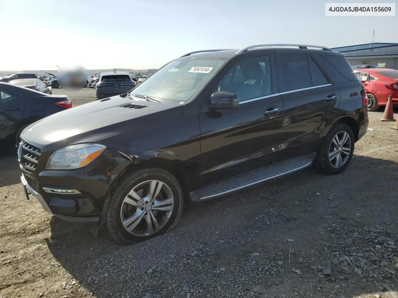 2013 Mercedes-Benz Ml 350 VIN: 4JGDA5JB4DA155609 Lot: 79341414