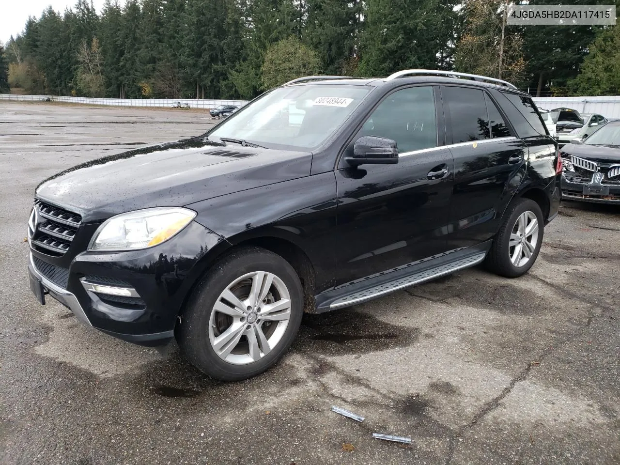 2013 Mercedes-Benz Ml 350 4Matic VIN: 4JGDA5HB2DA117415 Lot: 80248944