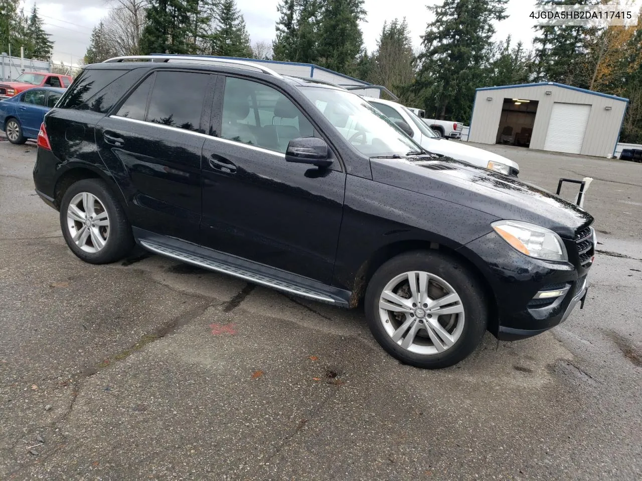 2013 Mercedes-Benz Ml 350 4Matic VIN: 4JGDA5HB2DA117415 Lot: 80248944