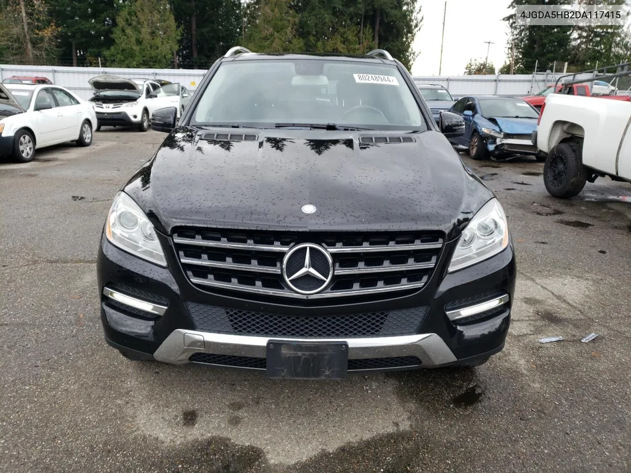 2013 Mercedes-Benz Ml 350 4Matic VIN: 4JGDA5HB2DA117415 Lot: 80248944