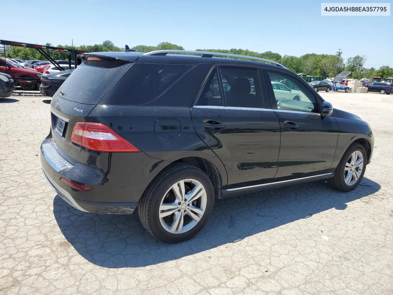 2014 Mercedes-Benz Ml 350 4Matic VIN: 4JGDA5HB8EA357795 Lot: 58298534