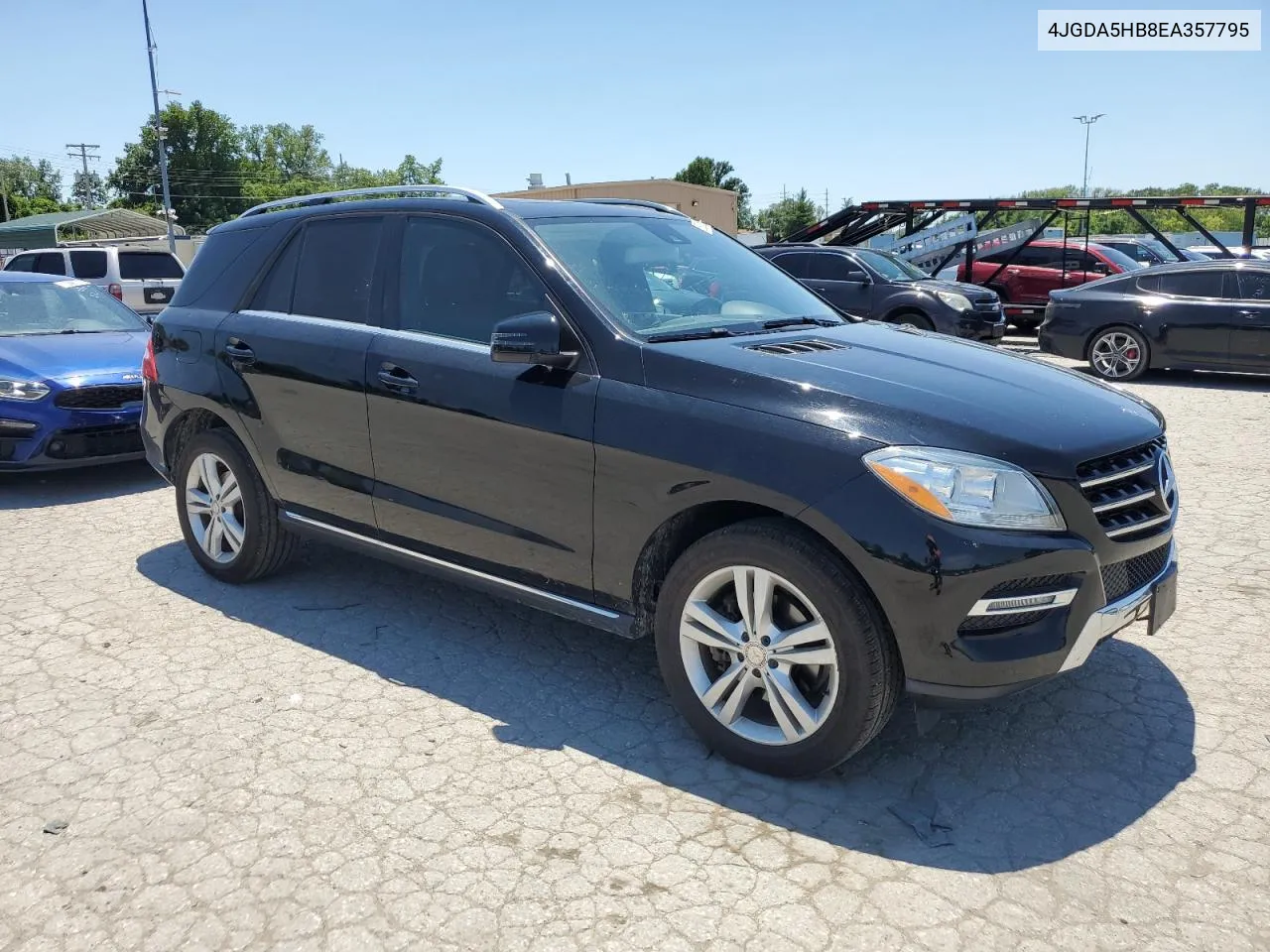 2014 Mercedes-Benz Ml 350 4Matic VIN: 4JGDA5HB8EA357795 Lot: 58298534