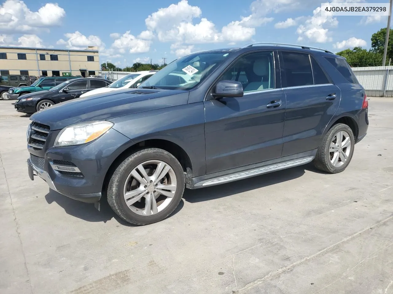 2014 Mercedes-Benz Ml 350 VIN: 4JGDA5JB2EA379298 Lot: 58881294