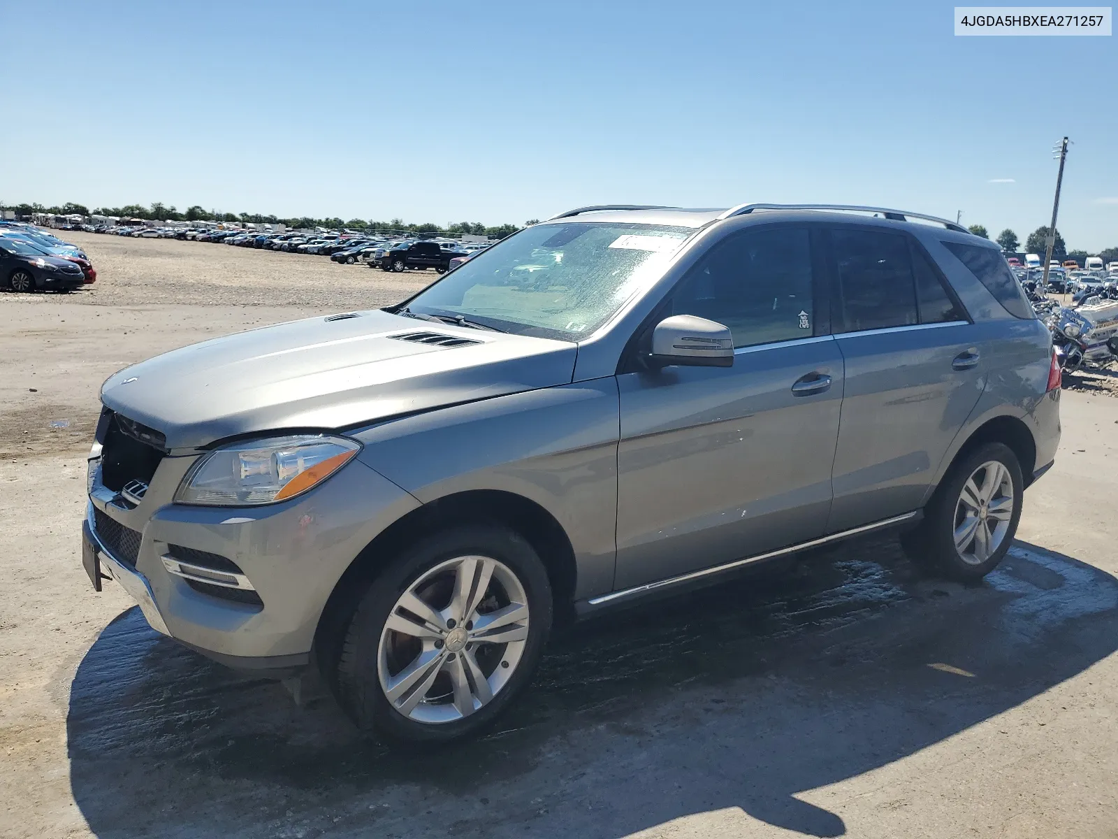 2014 Mercedes-Benz Ml 350 4Matic VIN: 4JGDA5HBXEA271257 Lot: 60471984