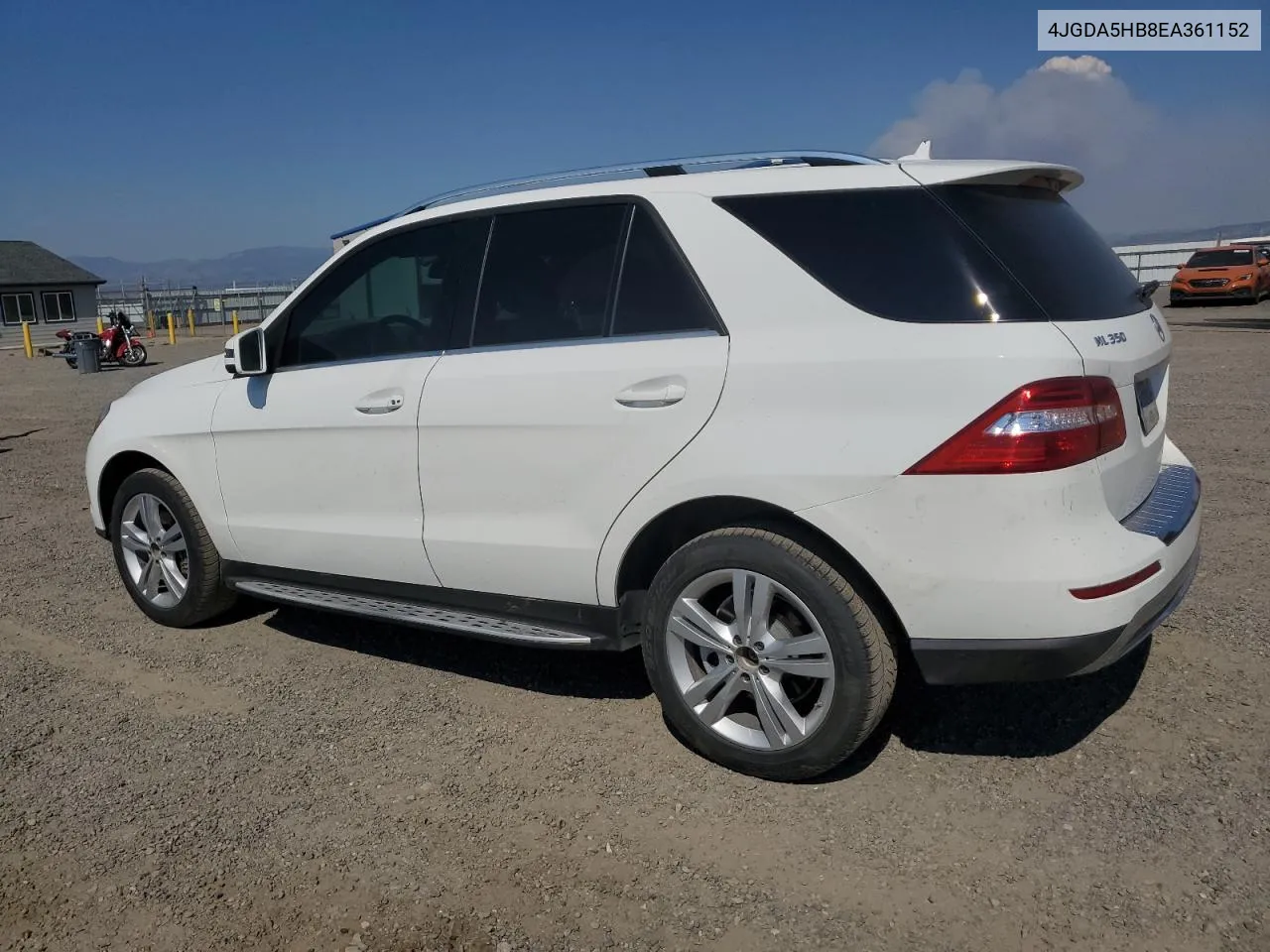 2014 Mercedes-Benz Ml 350 4Matic VIN: 4JGDA5HB8EA361152 Lot: 62530104