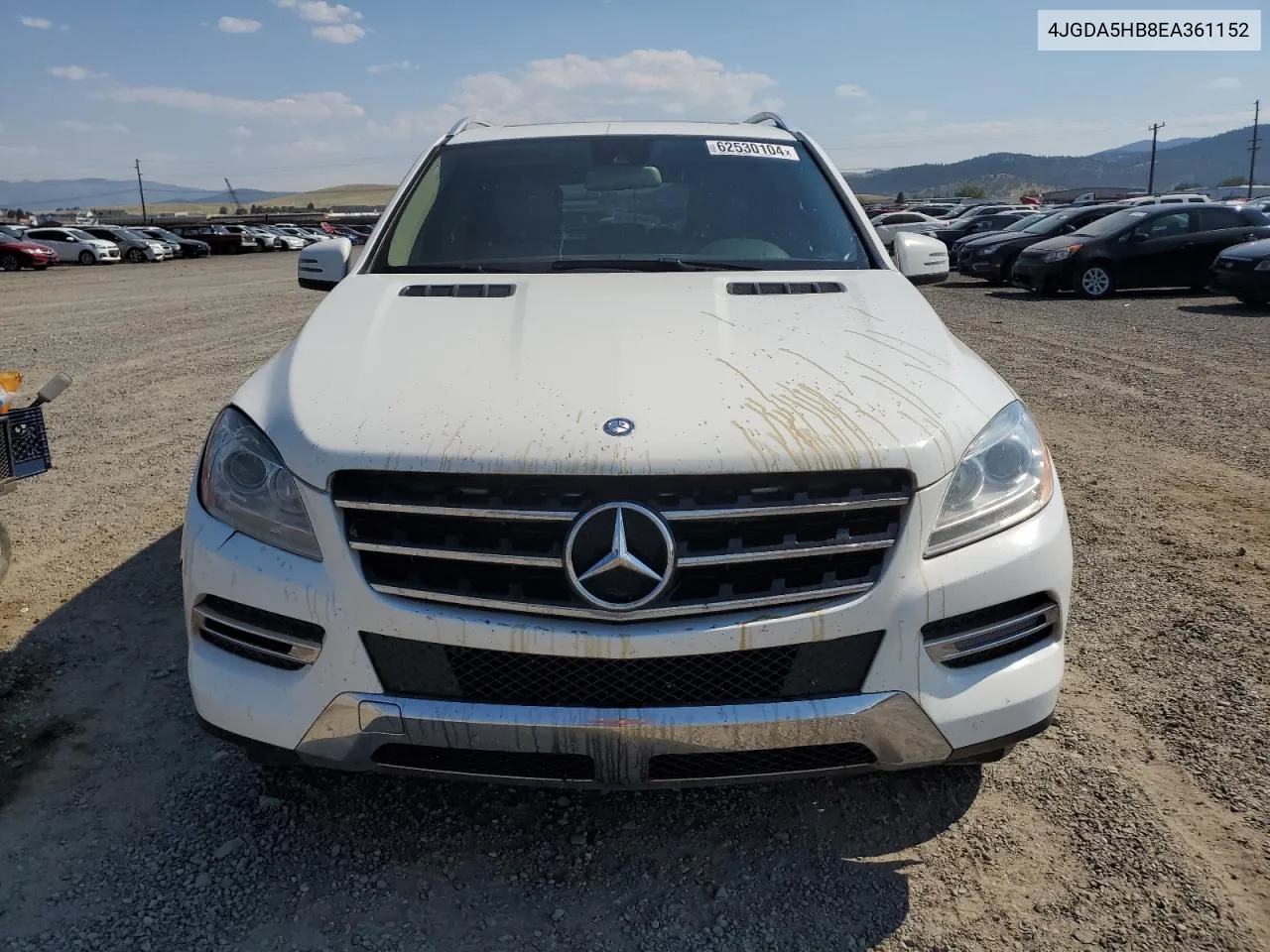 2014 Mercedes-Benz Ml 350 4Matic VIN: 4JGDA5HB8EA361152 Lot: 62530104