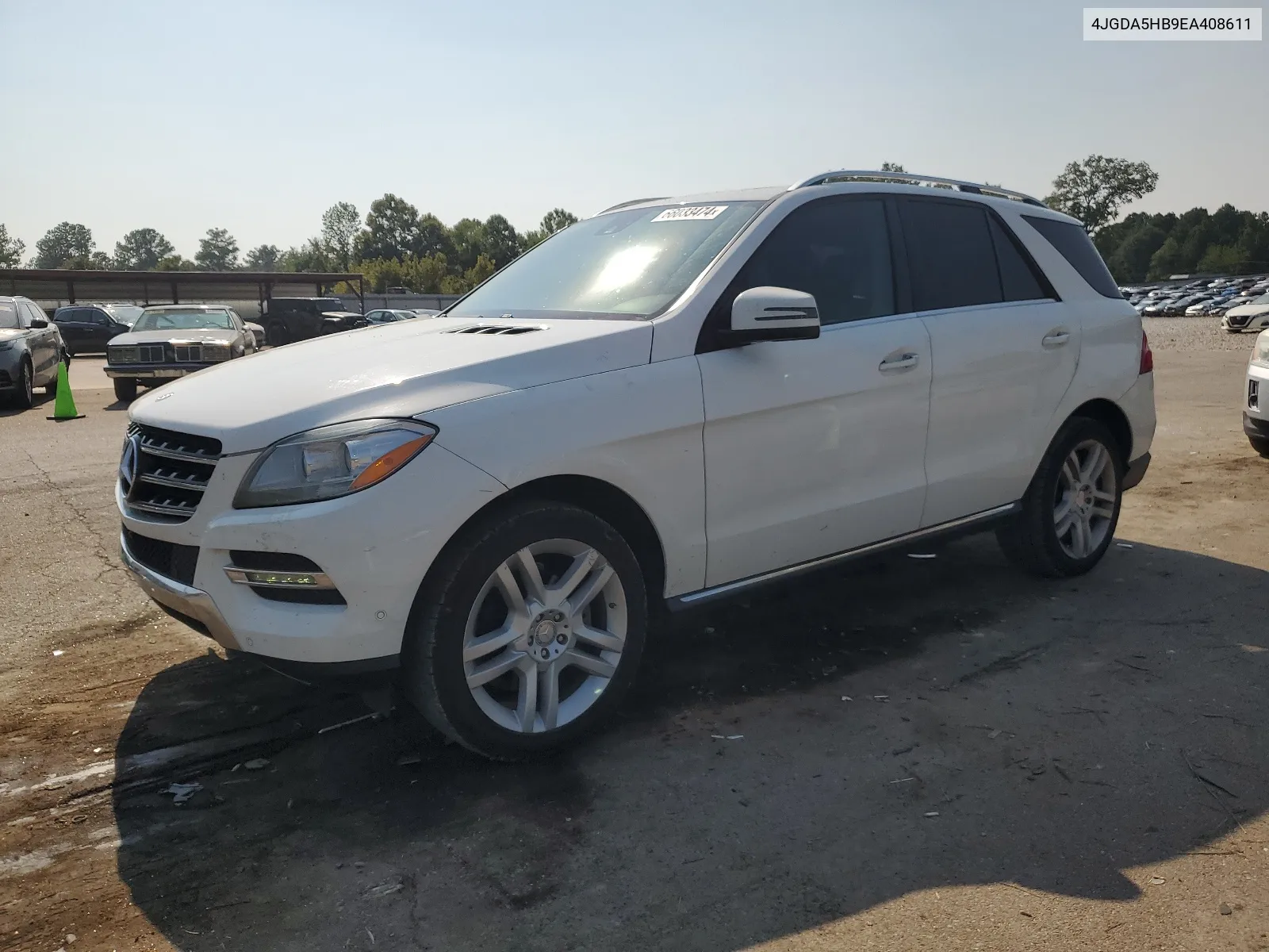 2014 Mercedes-Benz Ml 350 4Matic VIN: 4JGDA5HB9EA408611 Lot: 66033474