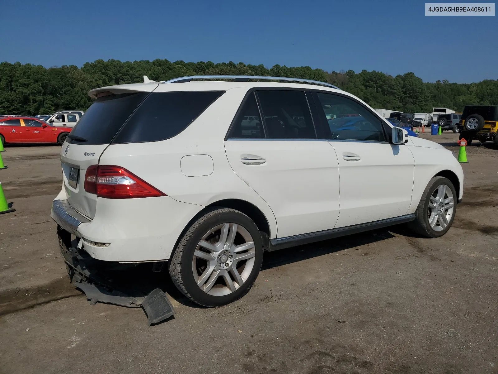 2014 Mercedes-Benz Ml 350 4Matic VIN: 4JGDA5HB9EA408611 Lot: 66033474