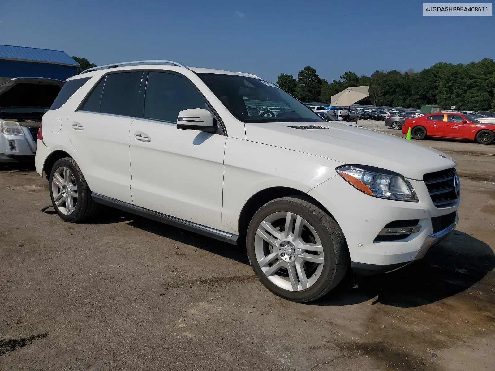 2014 Mercedes-Benz Ml 350 4Matic VIN: 4JGDA5HB9EA408611 Lot: 66033474