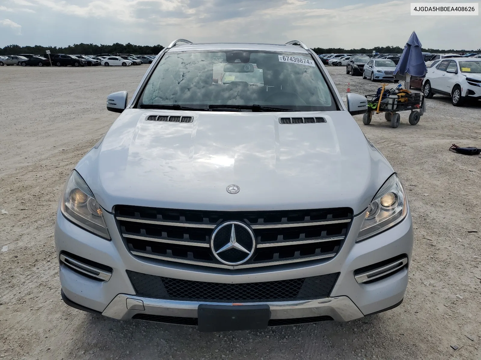 2014 Mercedes-Benz Ml 350 4Matic VIN: 4JGDA5HB0EA408626 Lot: 67439874