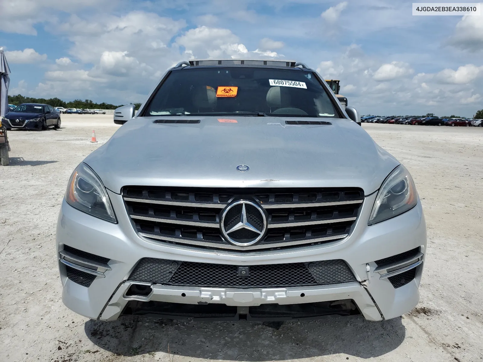 2014 Mercedes-Benz Ml 350 Bluetec VIN: 4JGDA2EB3EA338610 Lot: 68075504