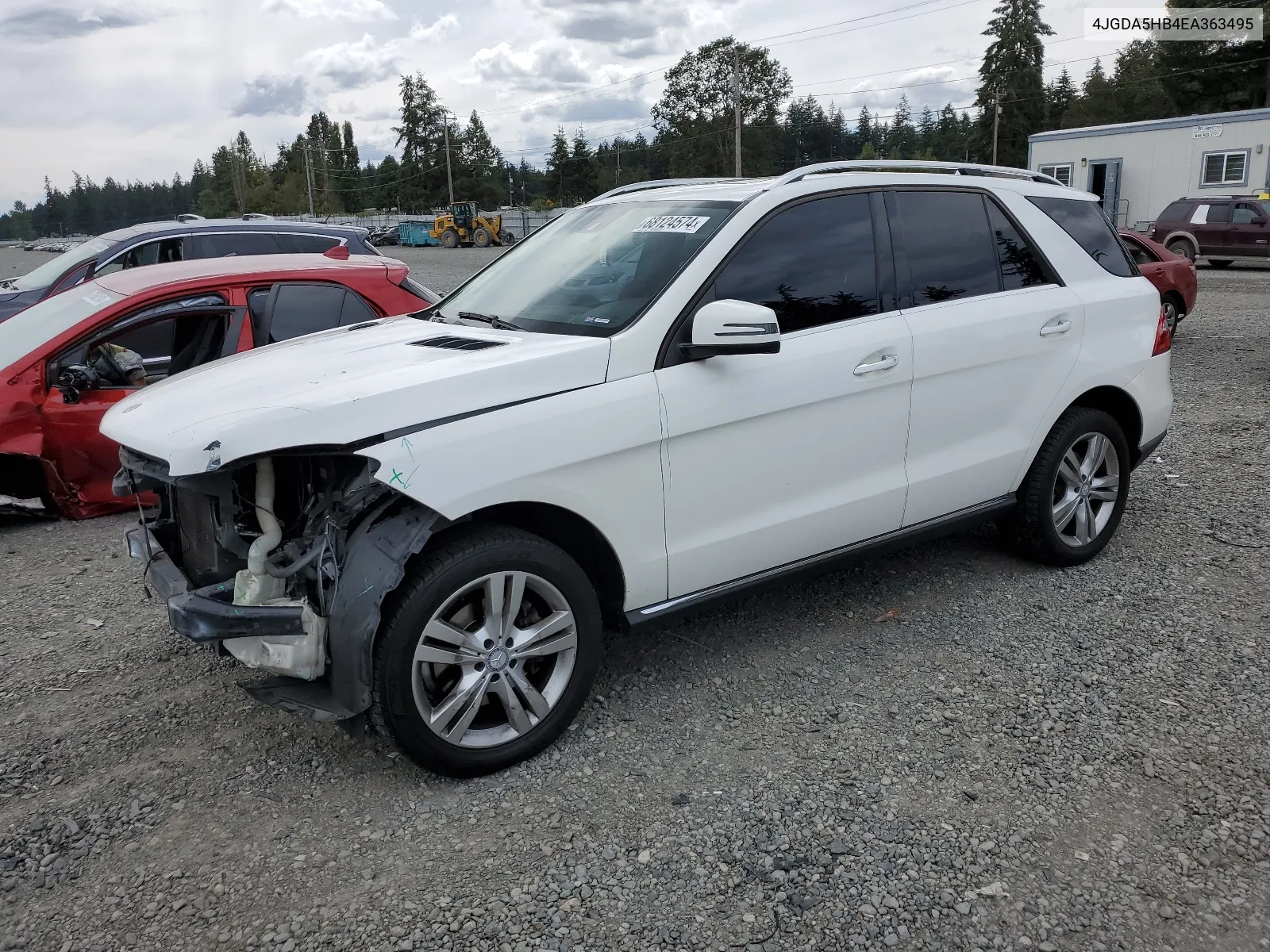 2014 Mercedes-Benz Ml 350 4Matic VIN: 4JGDA5HB4EA363495 Lot: 68124574