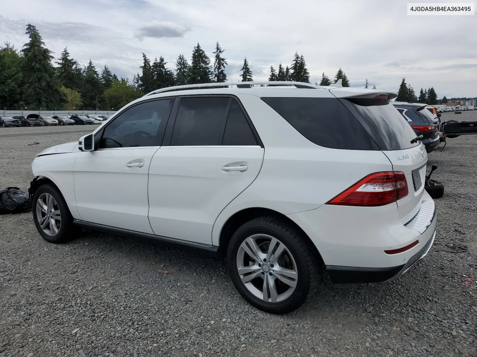 2014 Mercedes-Benz Ml 350 4Matic VIN: 4JGDA5HB4EA363495 Lot: 68124574