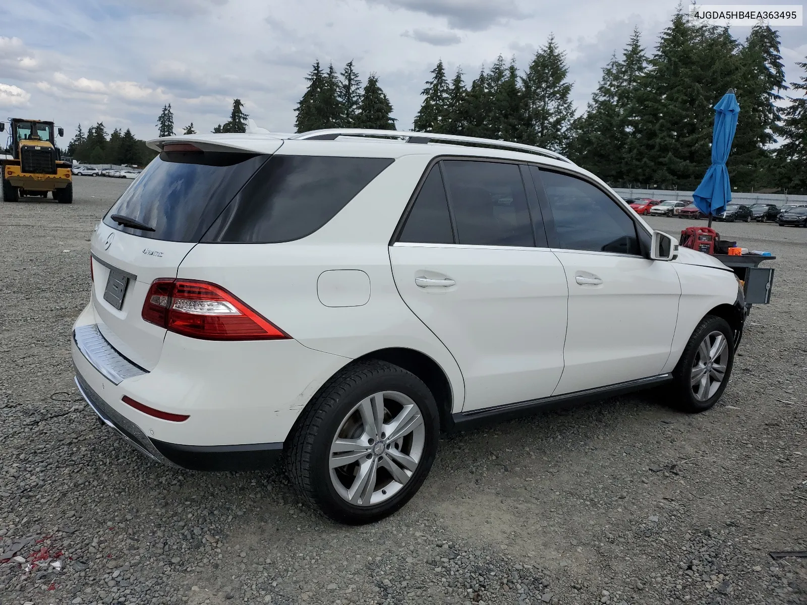 2014 Mercedes-Benz Ml 350 4Matic VIN: 4JGDA5HB4EA363495 Lot: 68124574