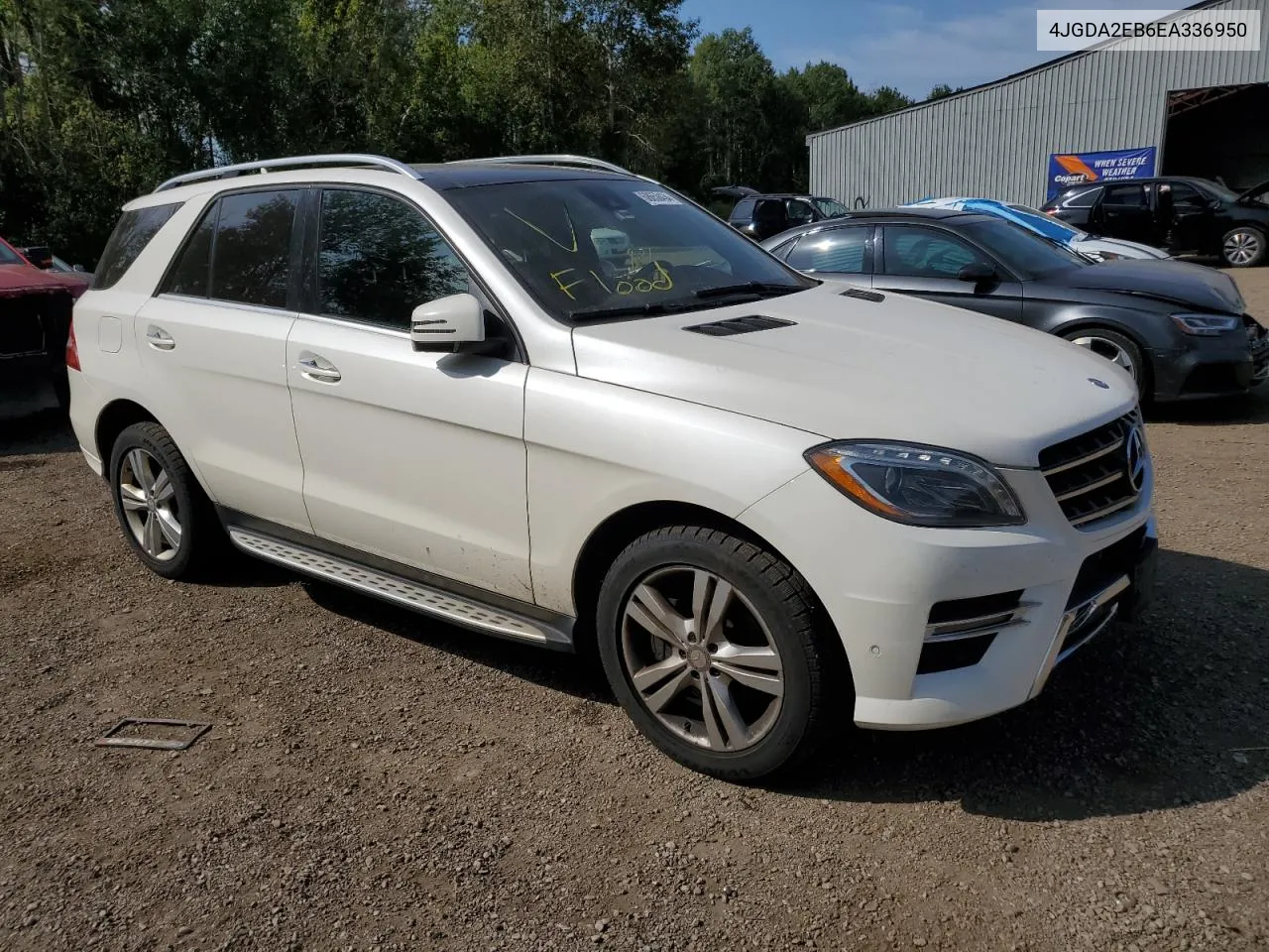 2014 Mercedes-Benz Ml 350 Bluetec VIN: 4JGDA2EB6EA336950 Lot: 68650434