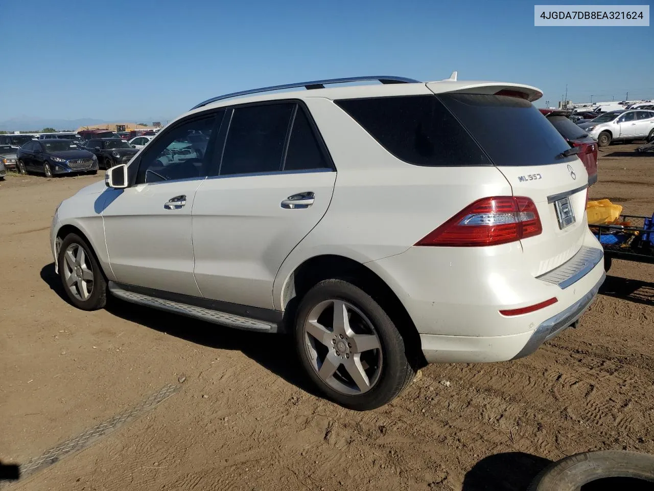 2014 Mercedes-Benz Ml 550 4Matic VIN: 4JGDA7DB8EA321624 Lot: 69121774