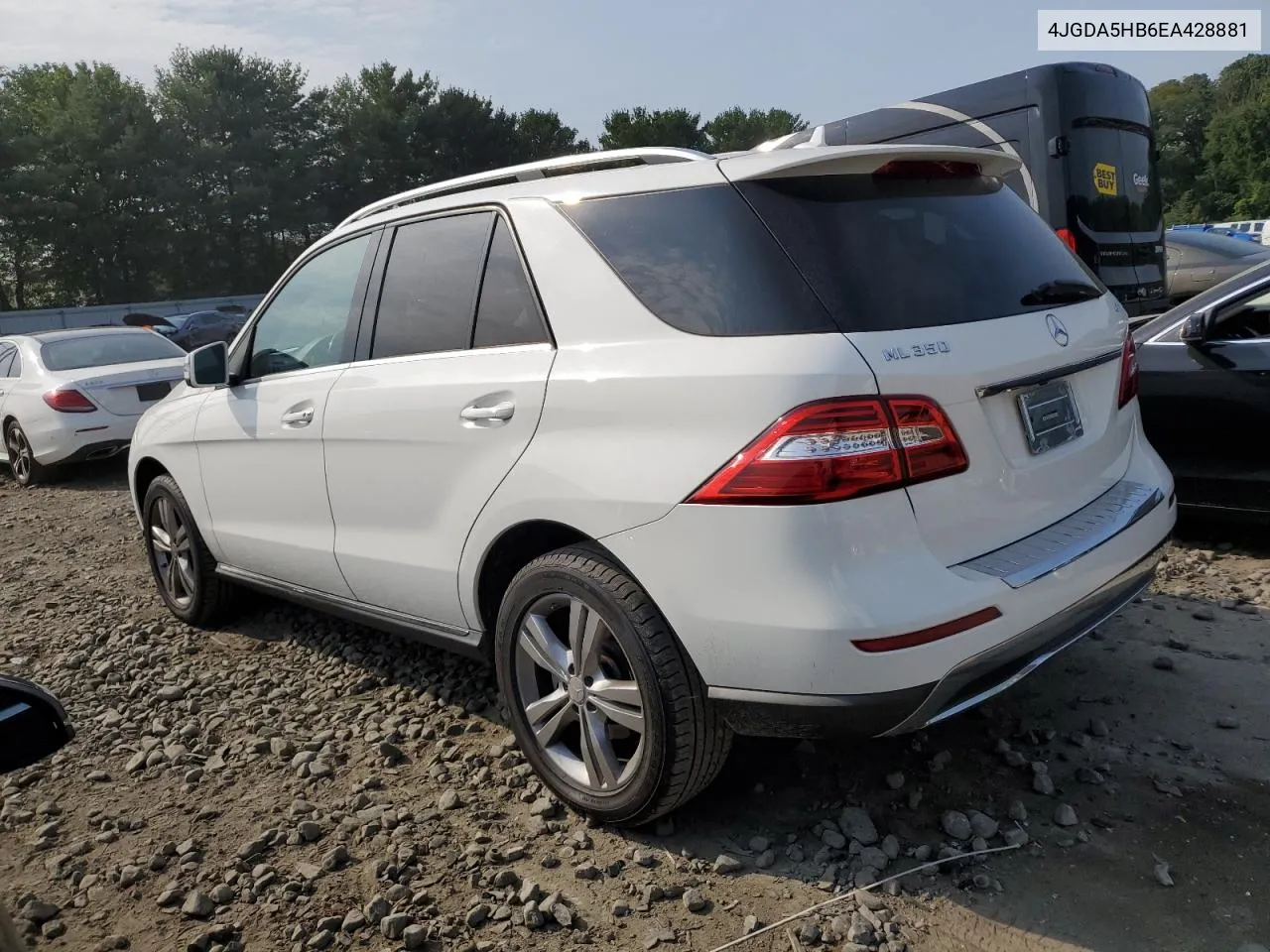 2014 Mercedes-Benz Ml 350 4Matic VIN: 4JGDA5HB6EA428881 Lot: 69379614