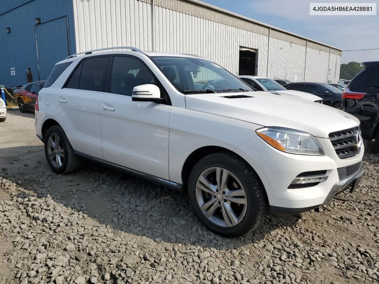 2014 Mercedes-Benz Ml 350 4Matic VIN: 4JGDA5HB6EA428881 Lot: 69379614