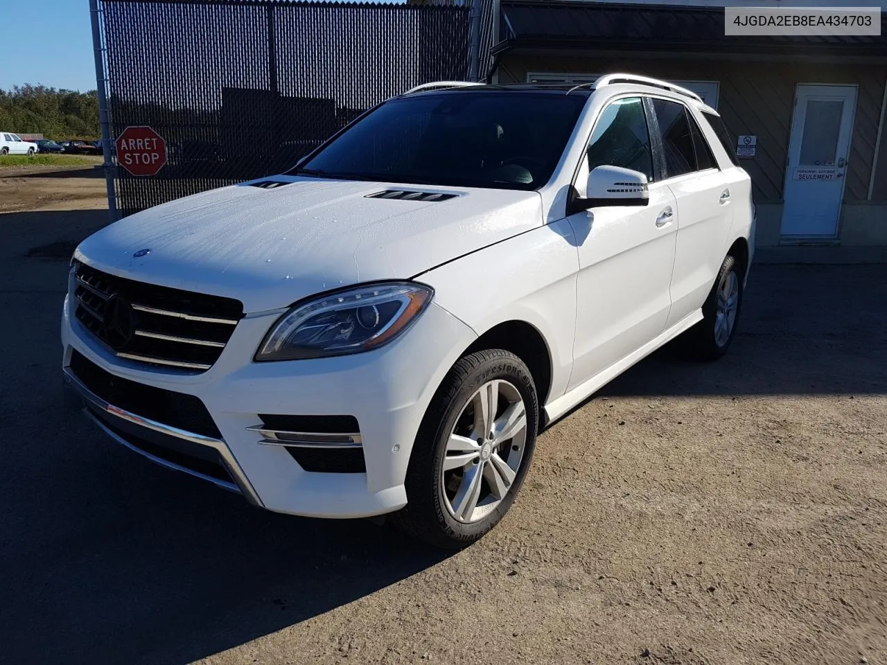 2014 Mercedes-Benz Ml 350 Bluetec VIN: 4JGDA2EB8EA434703 Lot: 69489774