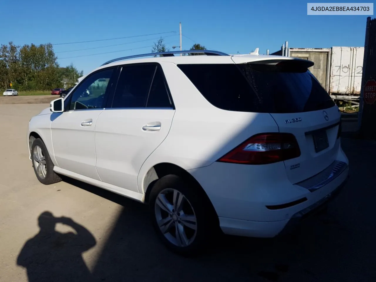 2014 Mercedes-Benz Ml 350 Bluetec VIN: 4JGDA2EB8EA434703 Lot: 69489774