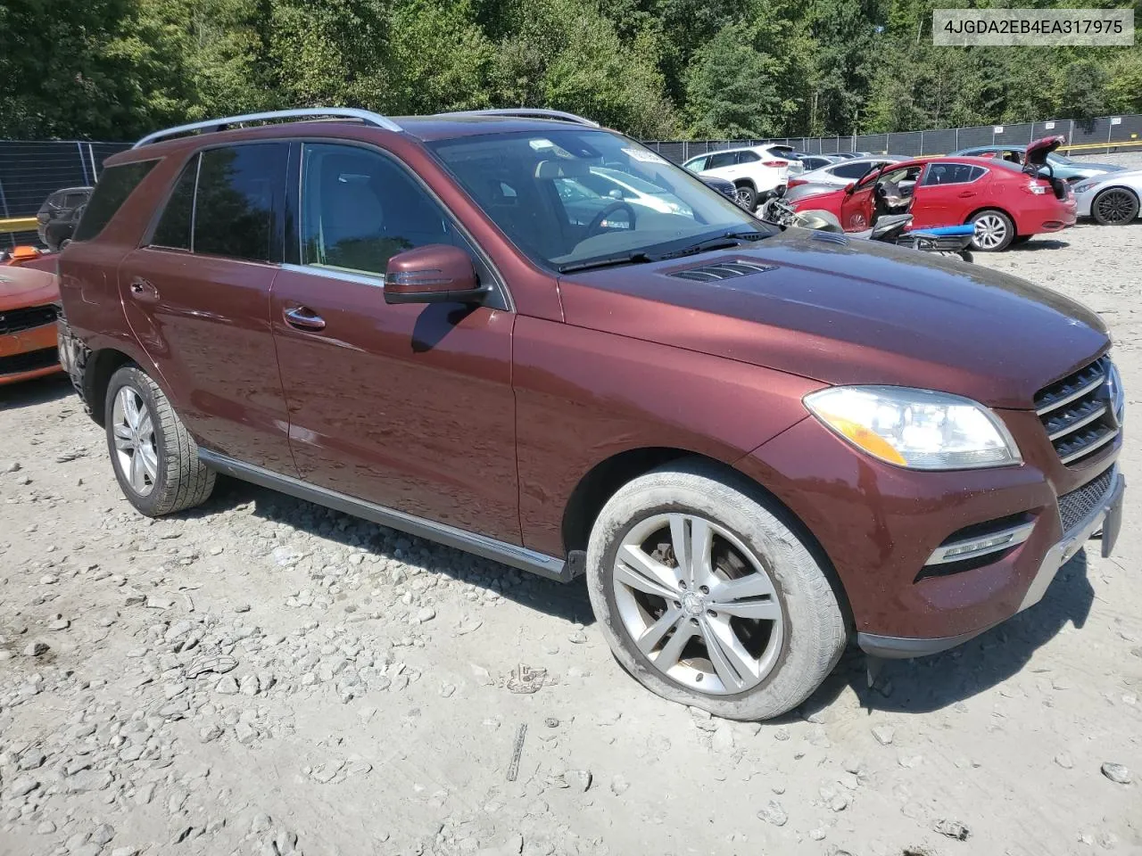 2014 Mercedes-Benz Ml 350 Bluetec VIN: 4JGDA2EB4EA317975 Lot: 70270954