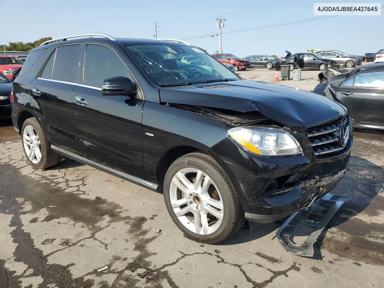 2014 Mercedes-Benz Ml 350 VIN: 4JGDA5JB8EA427645 Lot: 71080484