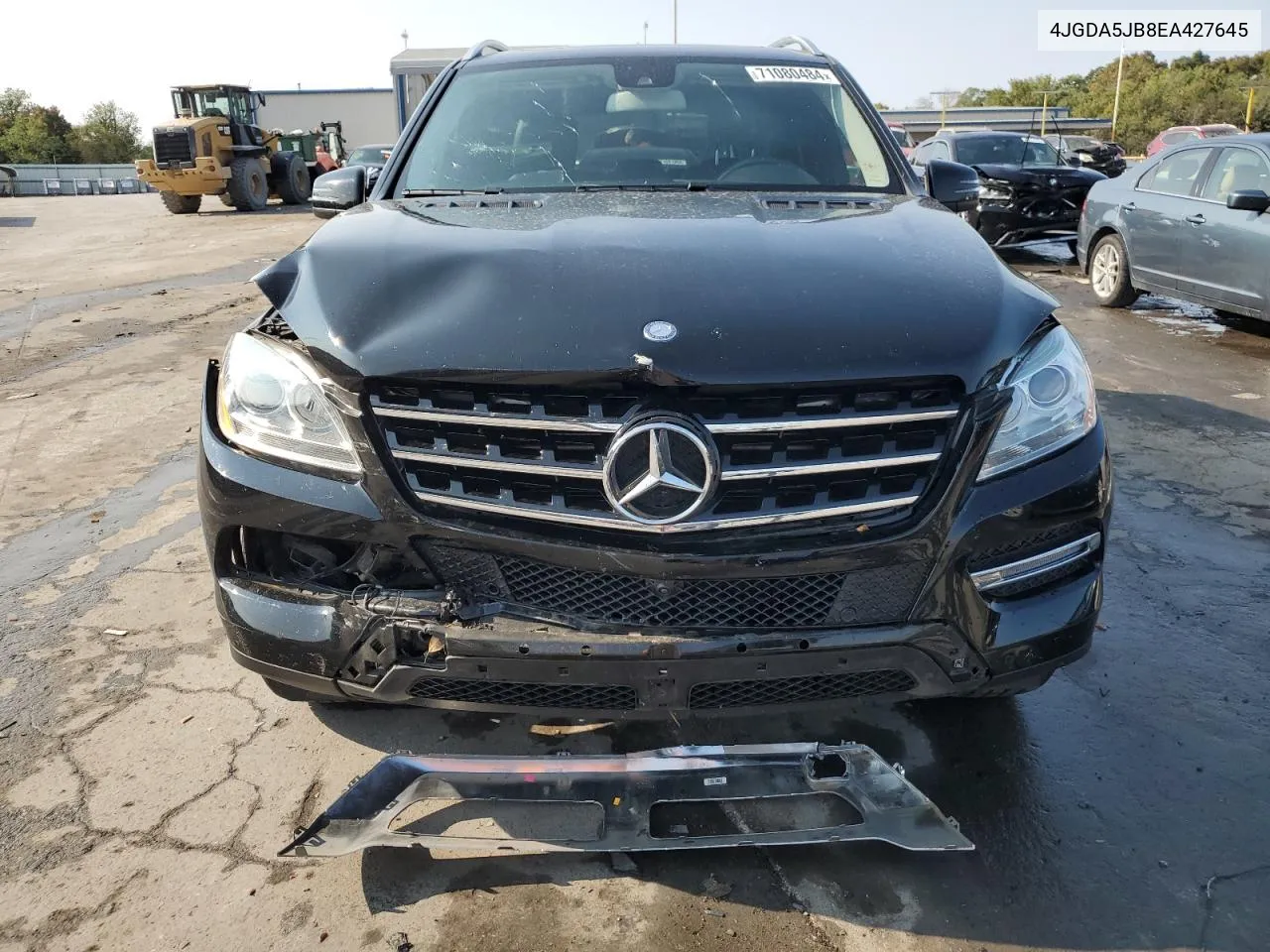 2014 Mercedes-Benz Ml 350 VIN: 4JGDA5JB8EA427645 Lot: 71080484