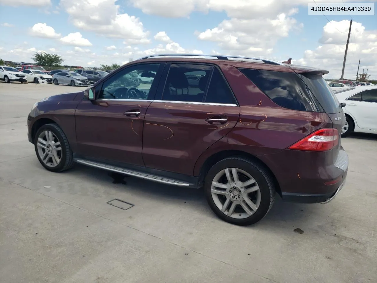 2014 Mercedes-Benz Ml 350 4Matic VIN: 4JGDA5HB4EA413330 Lot: 71203784