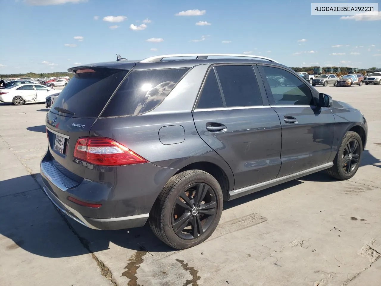 2014 Mercedes-Benz Ml 350 Bluetec VIN: 4JGDA2EB5EA292231 Lot: 71230514