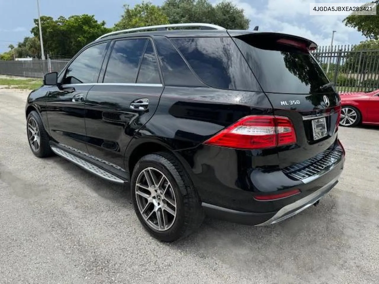 2014 Mercedes-Benz Ml 350 VIN: 4JGDA5JBXEA283421 Lot: 72244704