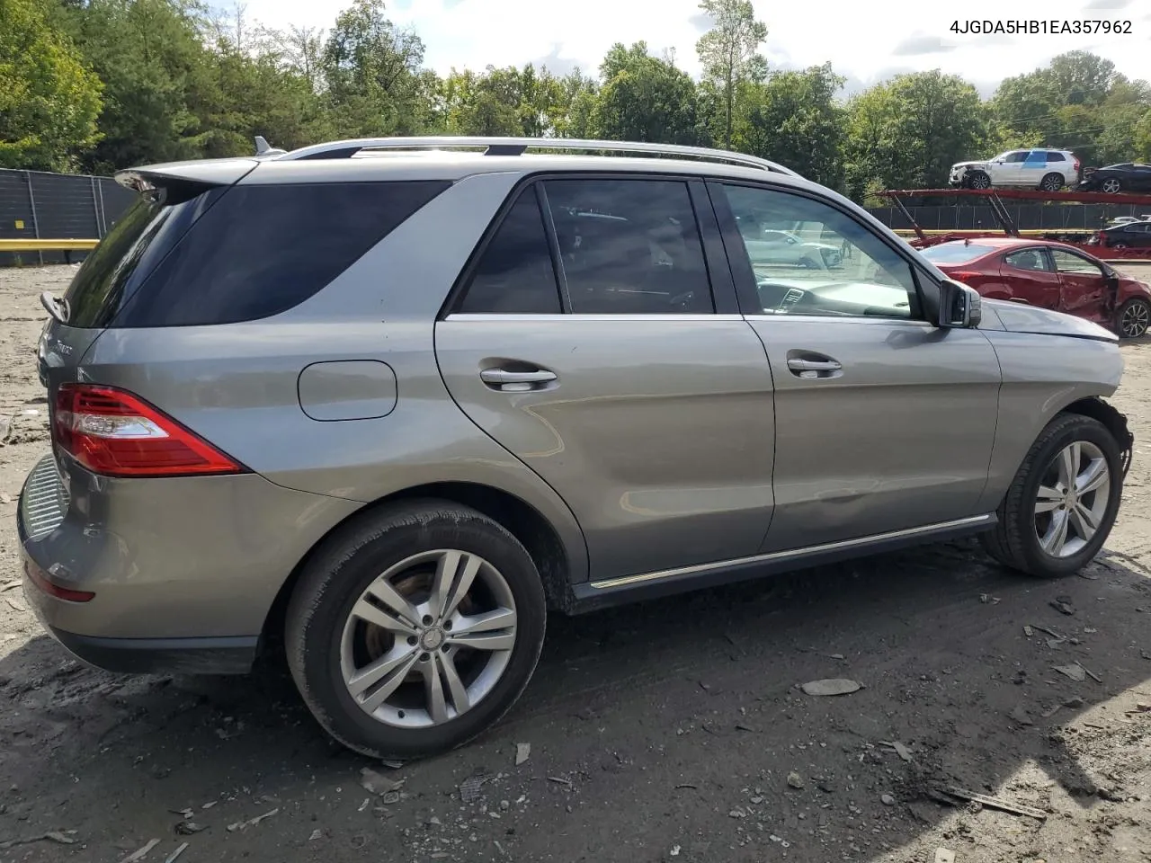 2014 Mercedes-Benz Ml 350 4Matic VIN: 4JGDA5HB1EA357962 Lot: 72316464