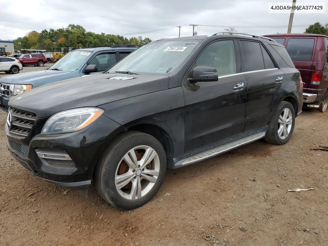 2014 Mercedes-Benz Ml 350 4Matic VIN: 4JGDA5HB6EA377429 Lot: 72607304