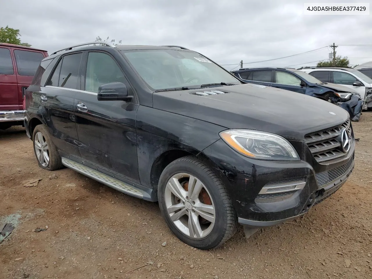 2014 Mercedes-Benz Ml 350 4Matic VIN: 4JGDA5HB6EA377429 Lot: 72607304