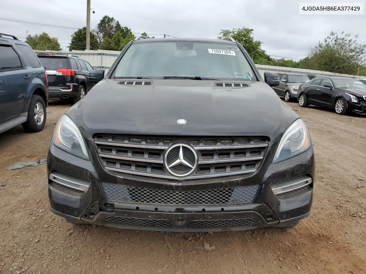 2014 Mercedes-Benz Ml 350 4Matic VIN: 4JGDA5HB6EA377429 Lot: 72607304