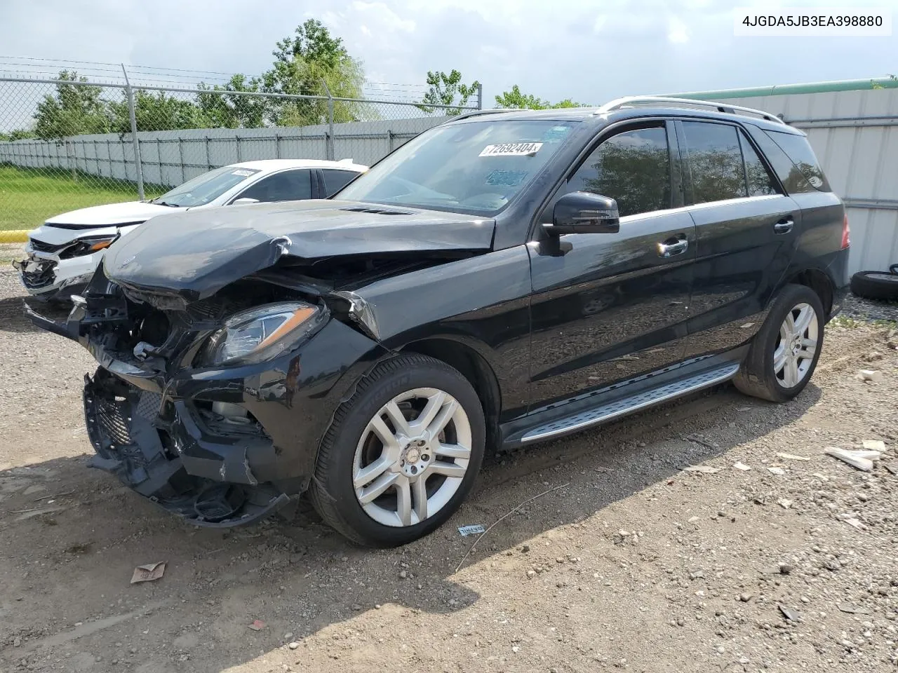 2014 Mercedes-Benz Ml 350 VIN: 4JGDA5JB3EA398880 Lot: 72692404