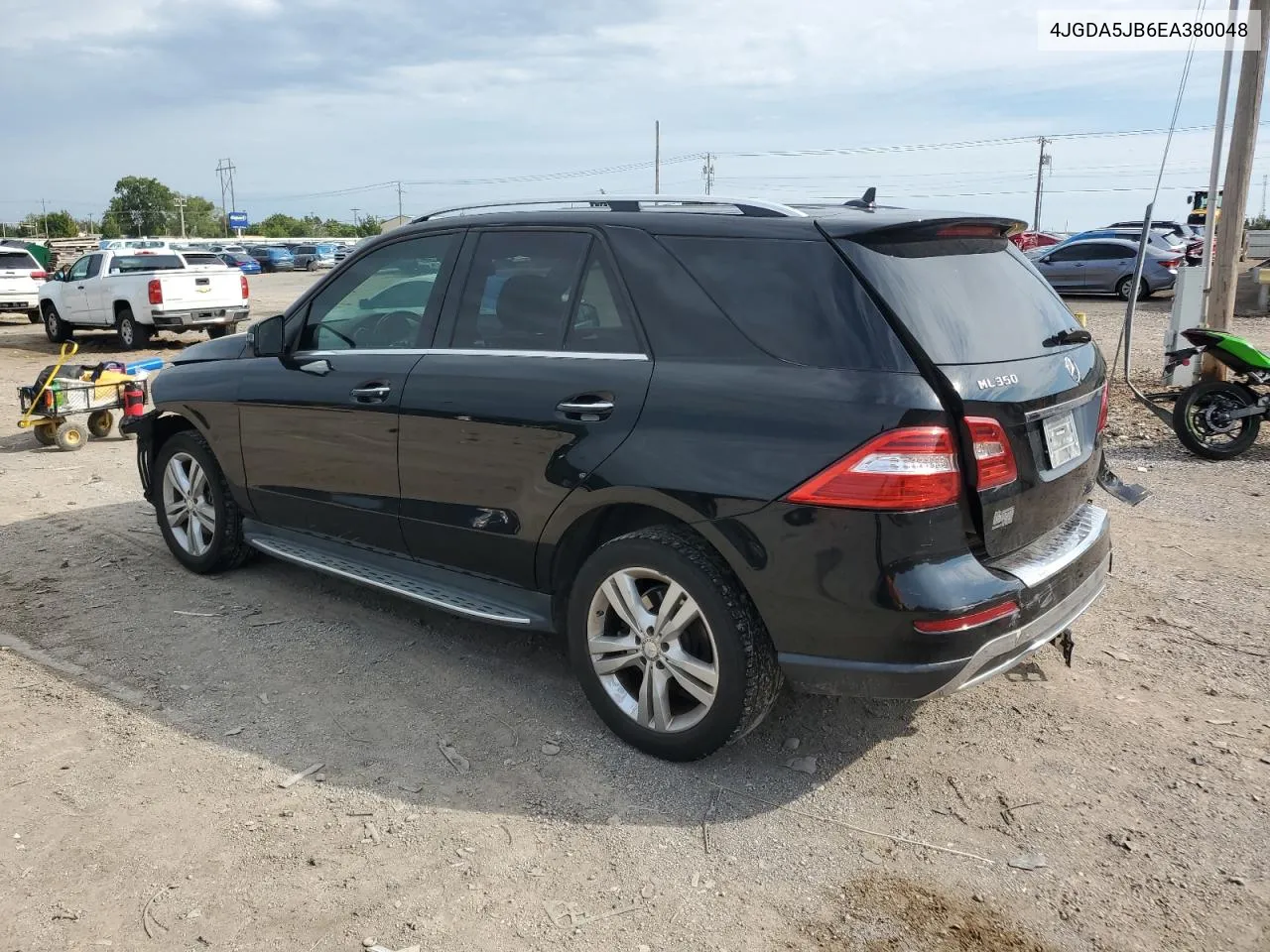 2014 Mercedes-Benz Ml 350 VIN: 4JGDA5JB6EA380048 Lot: 72923294