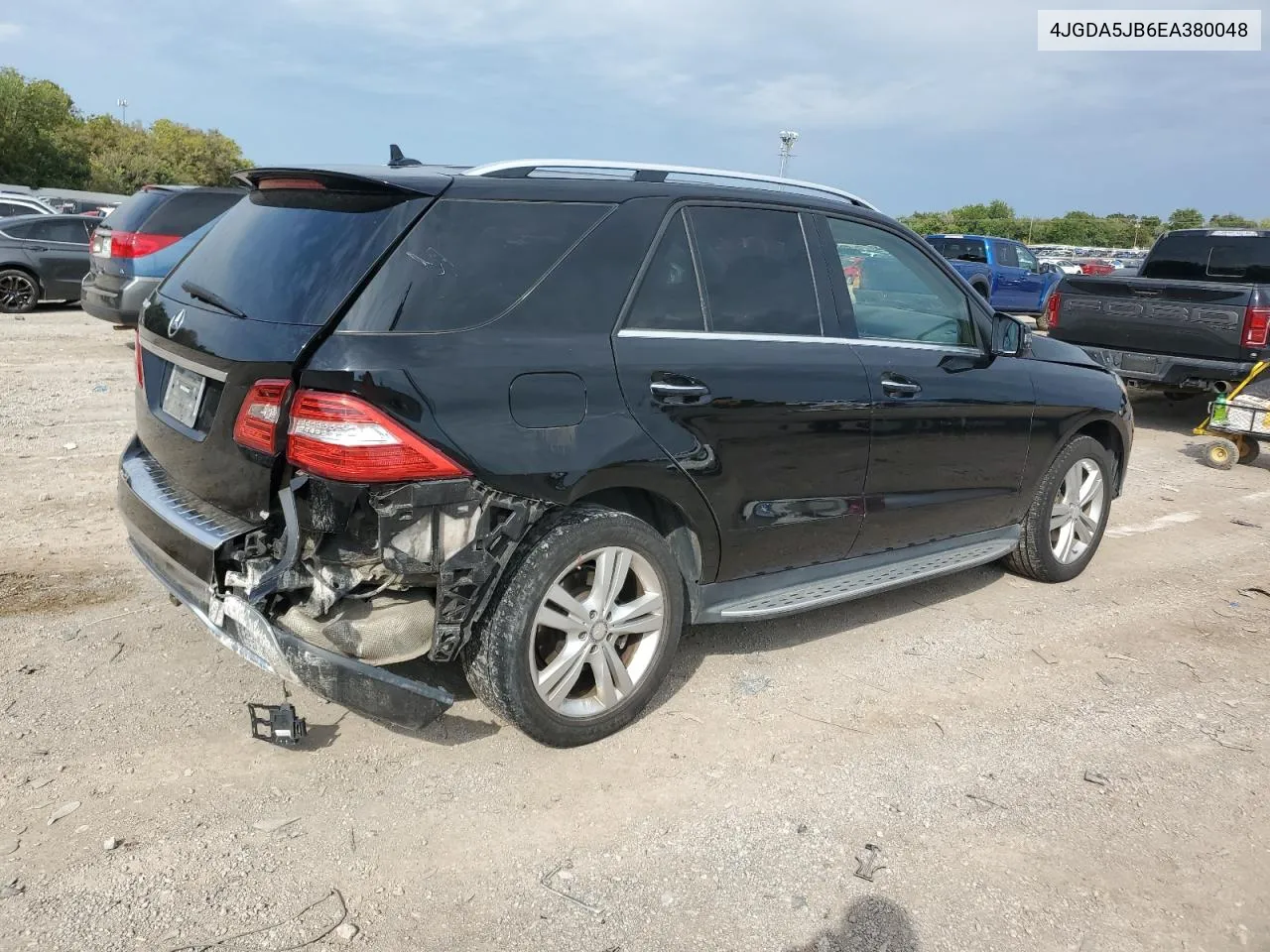 2014 Mercedes-Benz Ml 350 VIN: 4JGDA5JB6EA380048 Lot: 72923294