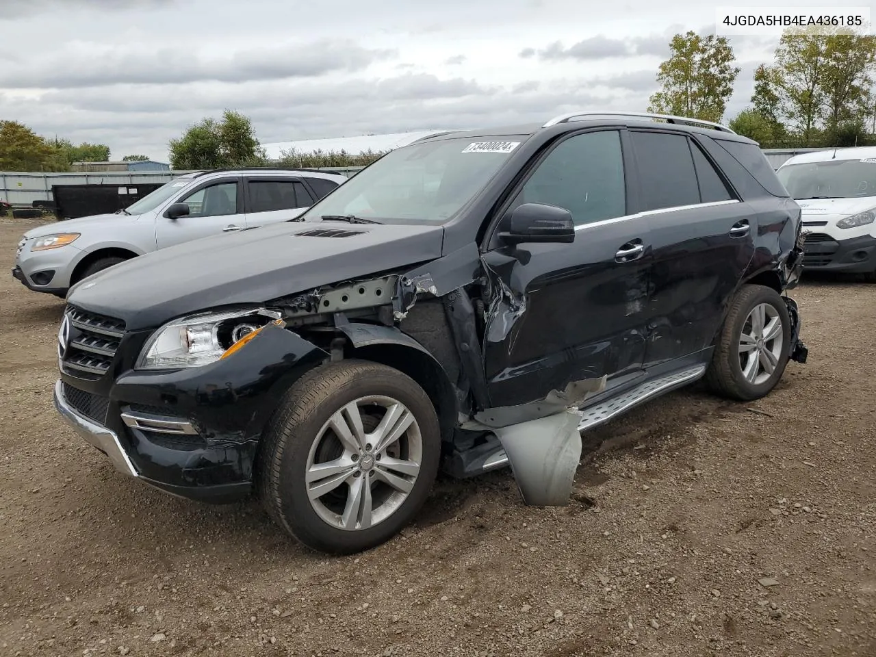 2014 Mercedes-Benz Ml 350 4Matic VIN: 4JGDA5HB4EA436185 Lot: 73400024