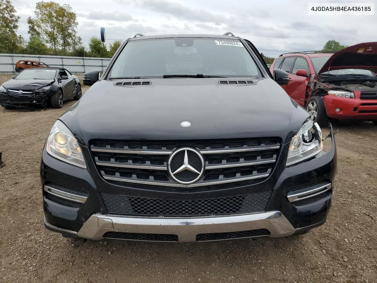 2014 Mercedes-Benz Ml 350 4Matic VIN: 4JGDA5HB4EA436185 Lot: 73400024