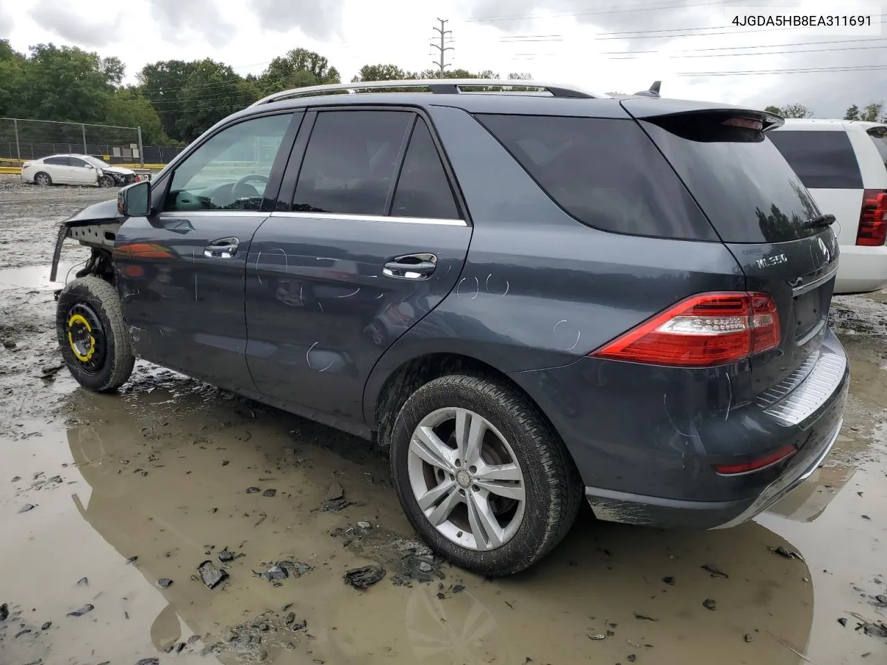 2014 Mercedes-Benz Ml 350 4Matic VIN: 4JGDA5HB8EA311691 Lot: 73589494