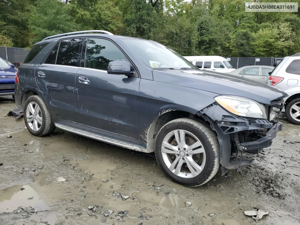 2014 Mercedes-Benz Ml 350 4Matic VIN: 4JGDA5HB8EA311691 Lot: 73589494