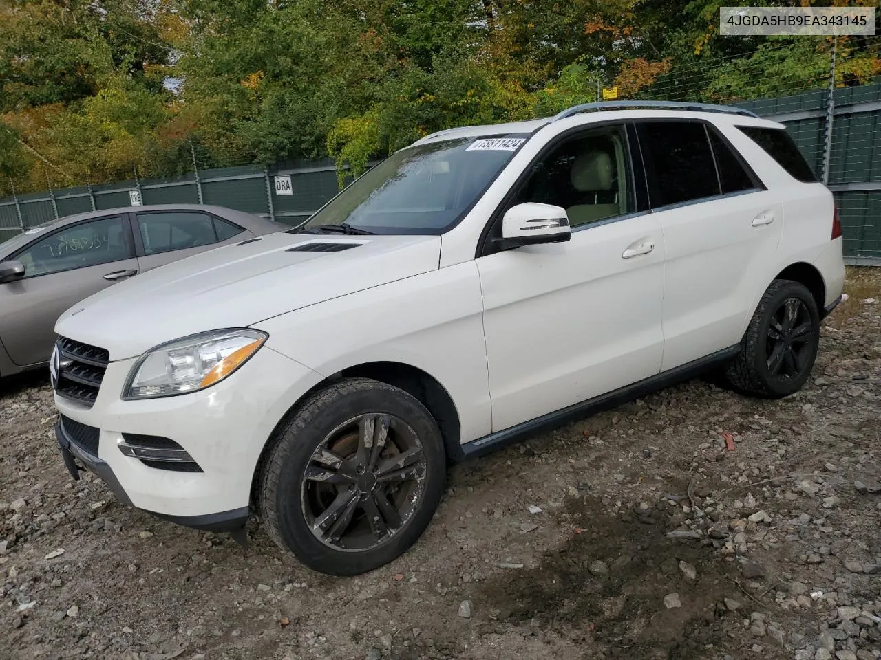 2014 Mercedes-Benz Ml 350 4Matic VIN: 4JGDA5HB9EA343145 Lot: 73811424