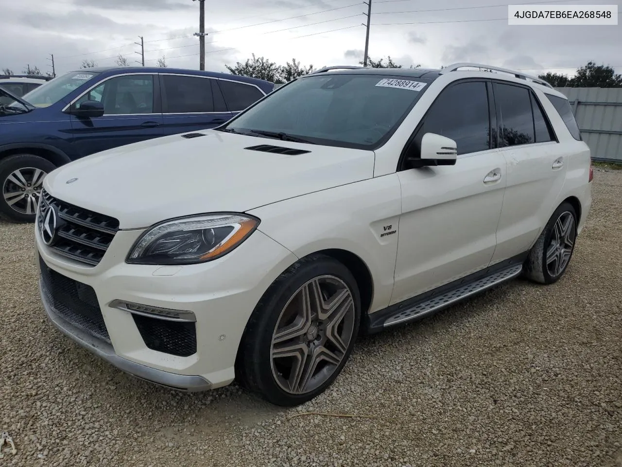 2014 Mercedes-Benz Ml 63 Amg VIN: 4JGDA7EB6EA268548 Lot: 74288914