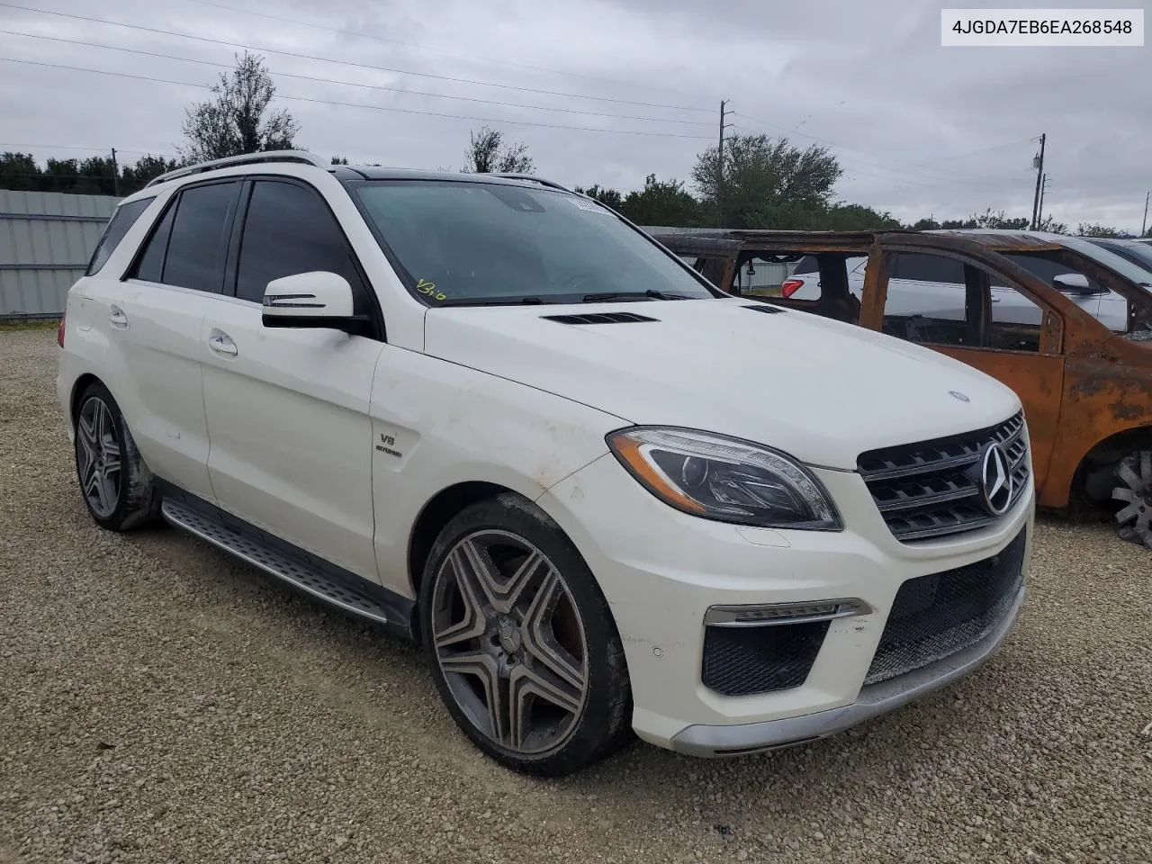 2014 Mercedes-Benz Ml 63 Amg VIN: 4JGDA7EB6EA268548 Lot: 74288914