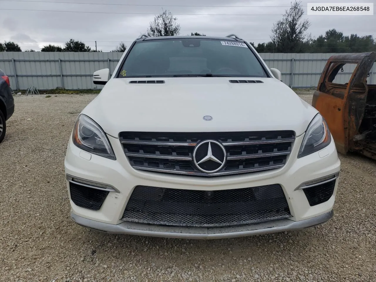 2014 Mercedes-Benz Ml 63 Amg VIN: 4JGDA7EB6EA268548 Lot: 74288914