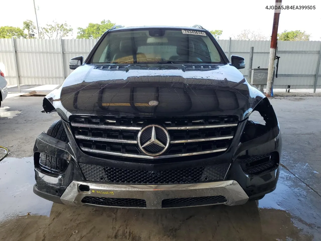 2014 Mercedes-Benz Ml 350 VIN: 4JGDA5JB4EA399505 Lot: 74345614