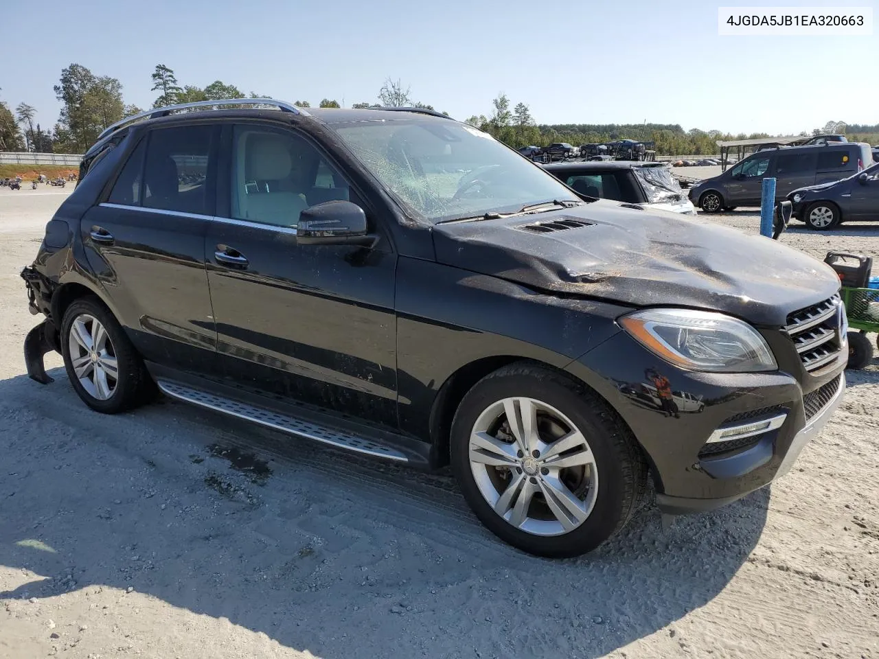 2014 Mercedes-Benz Ml 350 VIN: 4JGDA5JB1EA320663 Lot: 74361864