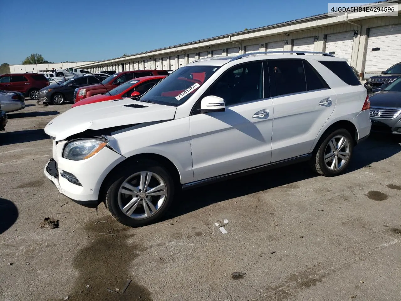 2014 Mercedes-Benz Ml 350 4Matic VIN: 4JGDA5HB4EA294596 Lot: 74401424