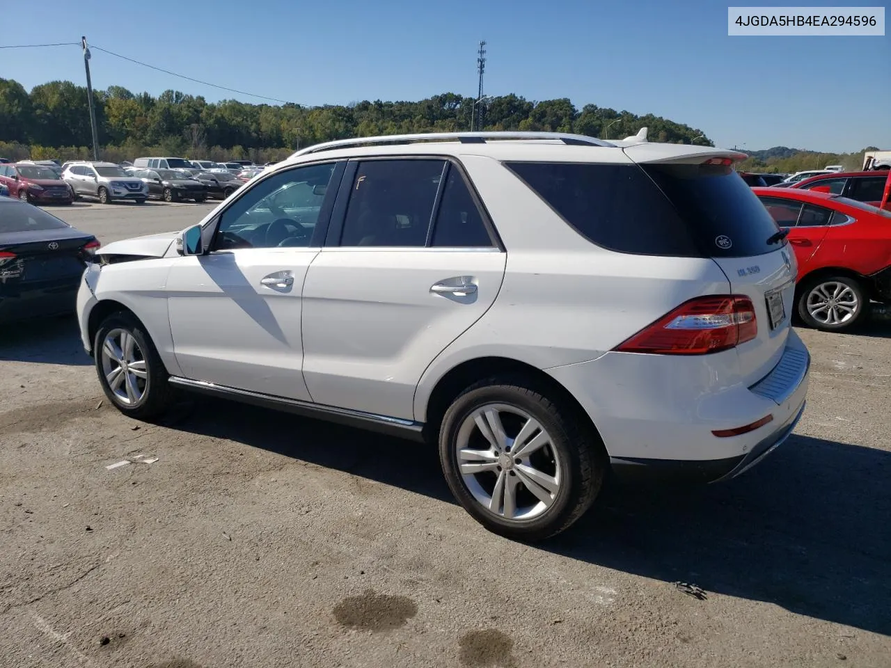 2014 Mercedes-Benz Ml 350 4Matic VIN: 4JGDA5HB4EA294596 Lot: 74401424